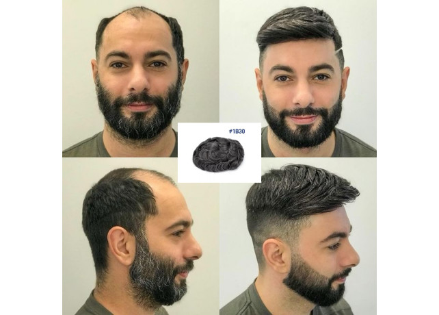 Peruca pentru barbati Grey Inchis Suvitat II